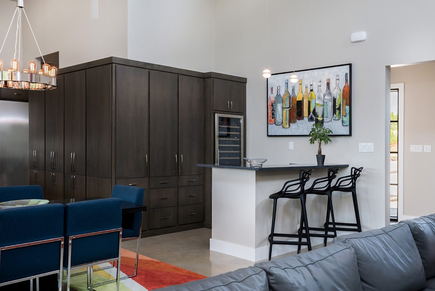 Kitchen and Living Space